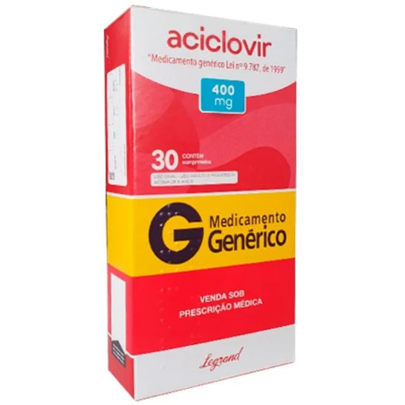 ACICLOVIR 400MG 30 COMPRIMIDOS